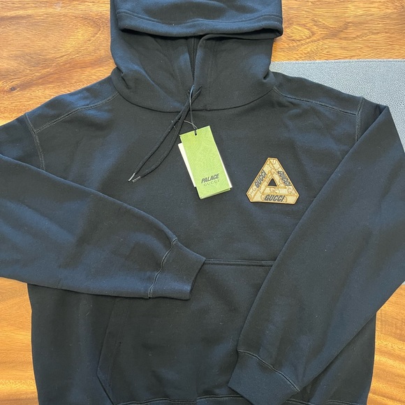 Gucci X Palace hooded Sweatshirt Size XS Black - Picture 2 of 6